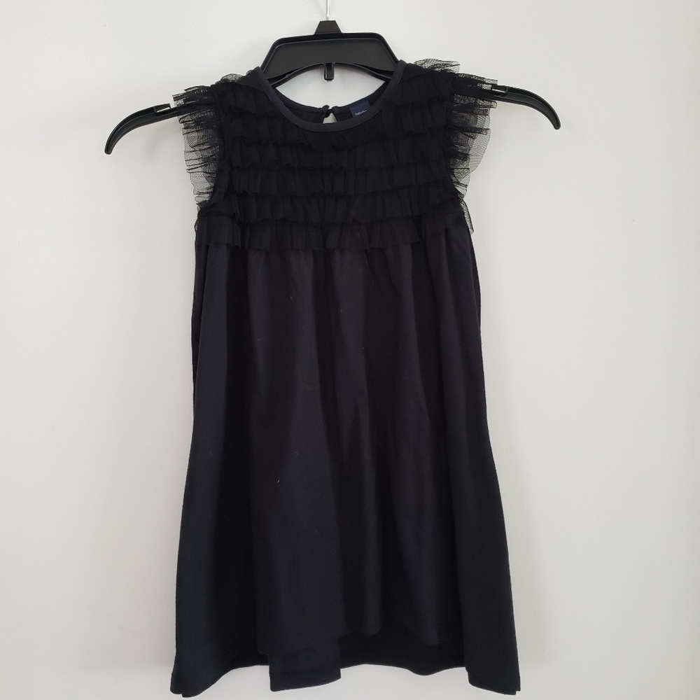 Girls black baby doll dress